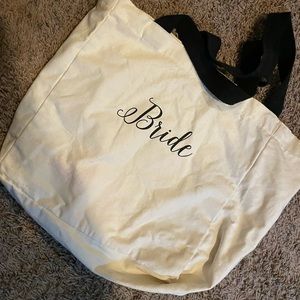 Canvas Bride Tote/Bag